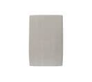 Tete De Lit Tapissee Velours Gris Clair L 90 Cm - Ep 10 Cm Rembourre