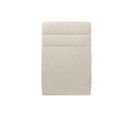 Tete De Lit Lignes Tissu Beige Clair L 90 Cm - Ep 10 Cm Rembourre