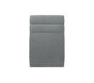 Tete De Lit Lignes Tissu Gris Anthracite L 90 Cm - Ep 10 Cm Rembourre