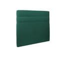 Tete De Lit Lignes Velours Vert L 160 Cm - Ep 10 Cm Rembourre