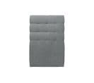 Tete De Lit Capitonnee Tissu Gris Anthracite L 90 Cm - Ep 10 Cm Rembourre