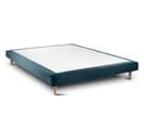 Sommier Tapissier Bouclette Bleu 160x200 H29cm