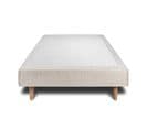 Sommier Tapissier Bouclette Beige 90x190 H35cm