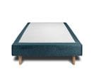 Sommier Tapissier Bouclette Bleu 90x200 H35cm