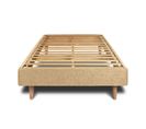 Sommier Kit Tissu Jaune 90x200 H29cm