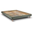 Sommier Kit Tissu Vert 160x200 H29cm