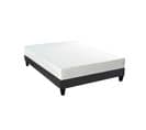 Ensemble Matelas Mousse 140x200 L'aguicheur - Avec Sommier Et Pieds - Spécial Mal De Dos