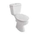 Pack Wc Eco Avec Bride Sortie Horizontale - H71,4xl36x65,8cm - Céramique Blanche