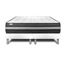 Ensemble Matelas Mousse Polyurethane à Memoire De Forme 200x200 Vital Power Zen Ep:24cm - Sommier Bl