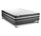 Ensemble Matelas Ressorts Ensaches Et Memoire De Forme 140x200 Vitalspring Zen Ep:26cm - Sommier Gri