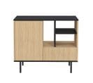 Lord Sideboard 1 Door Light Oak And Black