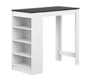 Aravis Table Bar White And Black