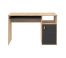 Oxford Desk Natural Oak And Black