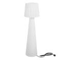 Lampadaire Ext Filaire Lady W110 Blanc Polyéthylène H110cm