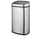 Poubelle De Cuisine Push City Argent Acier Inoxydable 60 L