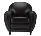 Fauteuil Club Noir