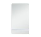 Miroir Rectangulaire 40 X 70 Cm Simona Avec Tablette Blanche