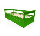 Lit Gigogne Topaze Pin Massif, Couleur: Vert, Dimensions: 80x190