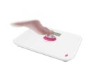 Pèse-personne Électronique Sans Pile 180kg/100g Blanc/rose - 8211