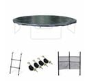 Pack Accessoires Pour Trampoline Ø 430cm Vénus / Sagittaire / Vénus Inner - Échelle. Bâche De