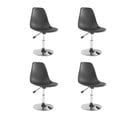 Lot De 4 Chaises Design Noires - Soft