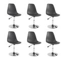 Lot De 6 Chaises Design Noires - Soft