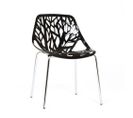 Chaise Design Noire - Lily