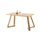 Table à Manger Rectangulaire Scandinave Bois - Trevi