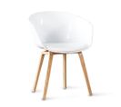 Chaise Scandinave Blanches - Vali