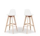 Lot De 2 Tabourets De Bar Blanc - Eski