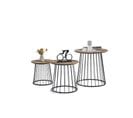 Lot De 3 Tables Basses De Salon Bois - Orlia