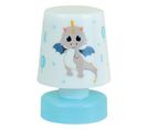 Veilleuse Poussoir Multicolore Léon Le Dragon - 11.5 Cm