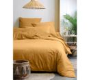 Housse De Couette Coton Biologique, Curry, 240x220cm,  100% Coton 57 Fils,