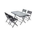 Mahon - Table De Jardin Et 4 Chaises