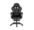 Chaise De Gaming Massante Noire Avec Repose Pieds Ultim