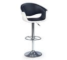 Tabouret De Bar Design Noir Et Blanc Doug