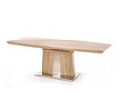 Table à Manger Extensible Bois Métal 160-220 X 90cm Datio