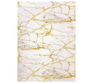 Tapis Marbre Jaune Coloris - Jaune, - 160x230