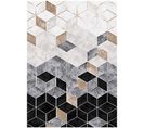 Tapis Luxe Doré, Noir - 200x290