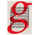 Typo - Signature Poster - Garamond - 21x30 Cm