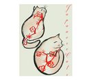 Japan - Signature Poster - Cats - 21x30 Cm