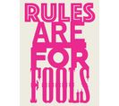 Typo - Signature Poster - Rules_2 - 21x30 Cm