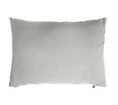 Taie D'oreiller Double Gaze De Coton 50 X 70 Cm Nuage (light Grey) Gris