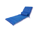 Coussin Pour Chaise Longue Et Traversin 195x60x5cm Motif Nautique Bleu