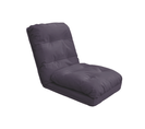 Fauteuil Convertible  Réglable à 6 Positions 70x60cm Gris Foncé