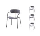 Alexia Chaises Gris Foncé Design X4