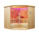 Sauna D'angle Boreal® Evasion Club Pro 214c - 5 à 7 Places - 214*214*210