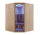 Sauna Infrarouge Boreal® Signature 150c D'angle à Spectre Complet - 150x150x205