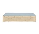 Pack 2 Lits Empilables Et 2 Matelas Jelly   Bois Naturel 90x190 Cm