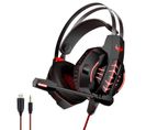 Casque Gamer Gt63 Rouge Avec Micro Et Retro Éclairage LED - Haut-parleur 40mm - Contrôle Du Volume